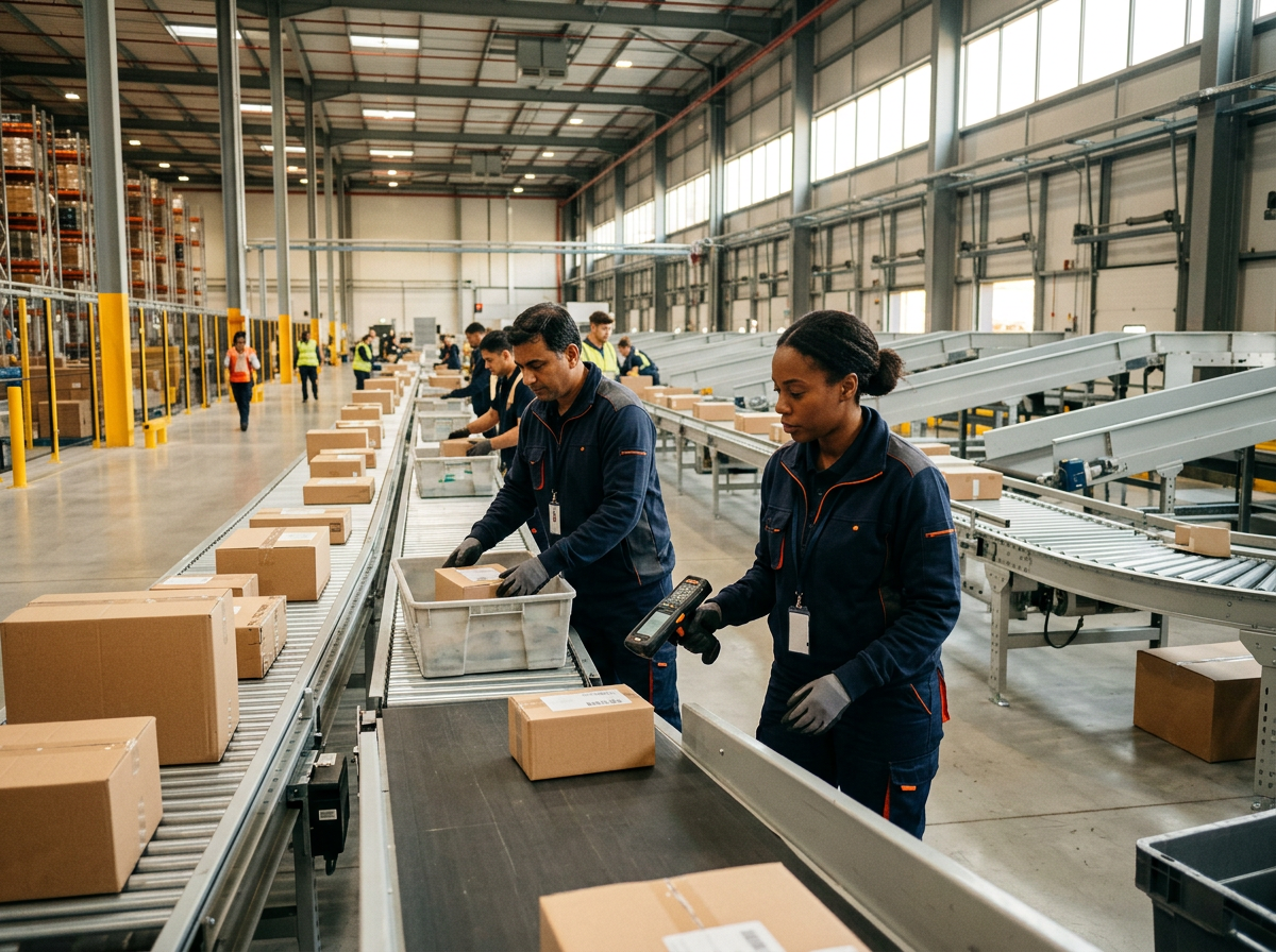 Logistics operations floor